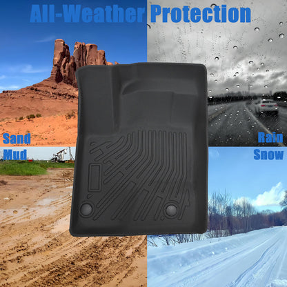 Floor Mats Liner Set Fits 2022-2026 Mitsubishi Outlander PHEV All Weather TPE