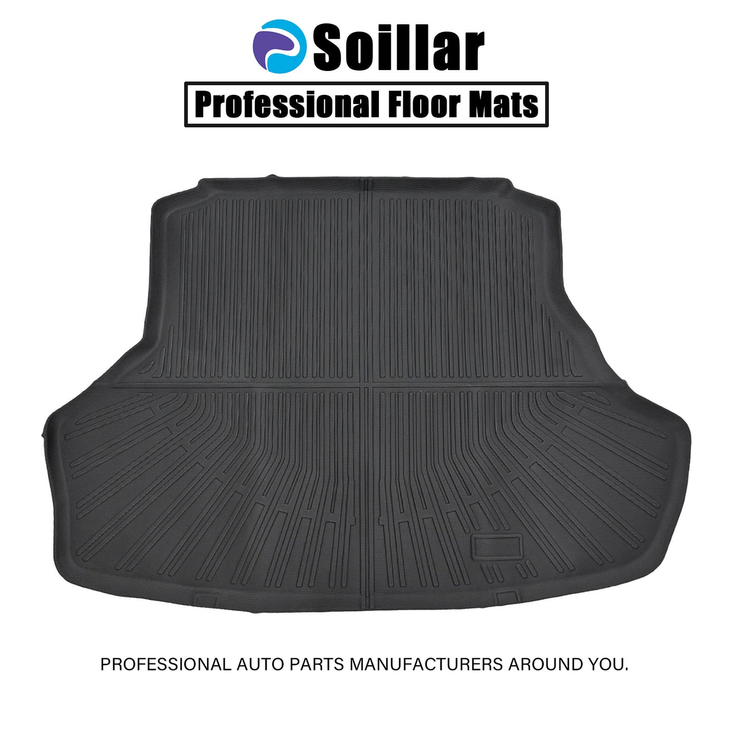 TPE Rear Cargo Trunk Liner Floor Mat For 2013-2018 LEXUS ES350 Waterproof Black