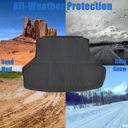 TPE Rear Cargo Trunk Liner Floor Mat For 2013-2018 LEXUS ES350 Waterproof Black