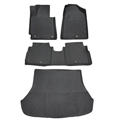 3D Fits 2014-2018 Kia Forte Sedan TPE Floor Mats & Trunk Cargo Liner All Weather