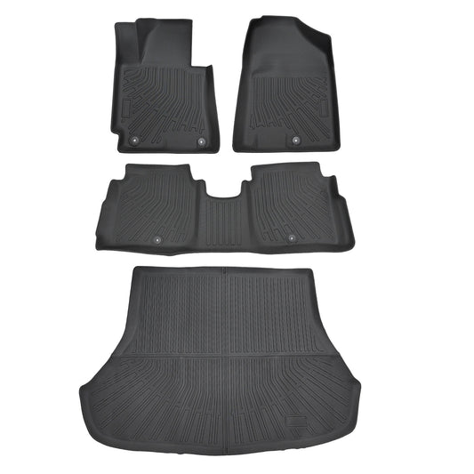 3D Fits 2014-2018 Kia Forte Sedan TPE Floor Mats & Trunk Cargo Liner All Weather