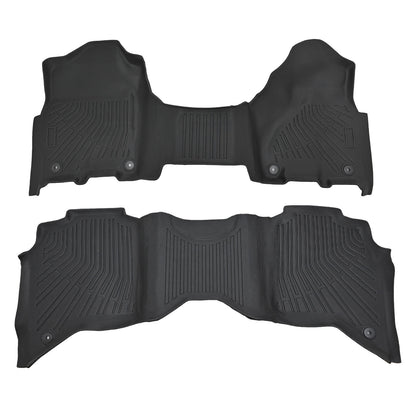 TPE Floor Mats Liner For 2019-2025 Dodge Ram 2500/3500 Crew Cab with Bench Seat