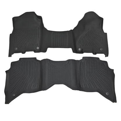 TPE Floor Mats Liner For 2019-2025 Dodge Ram 2500/3500 Crew Cab with Bench Seat