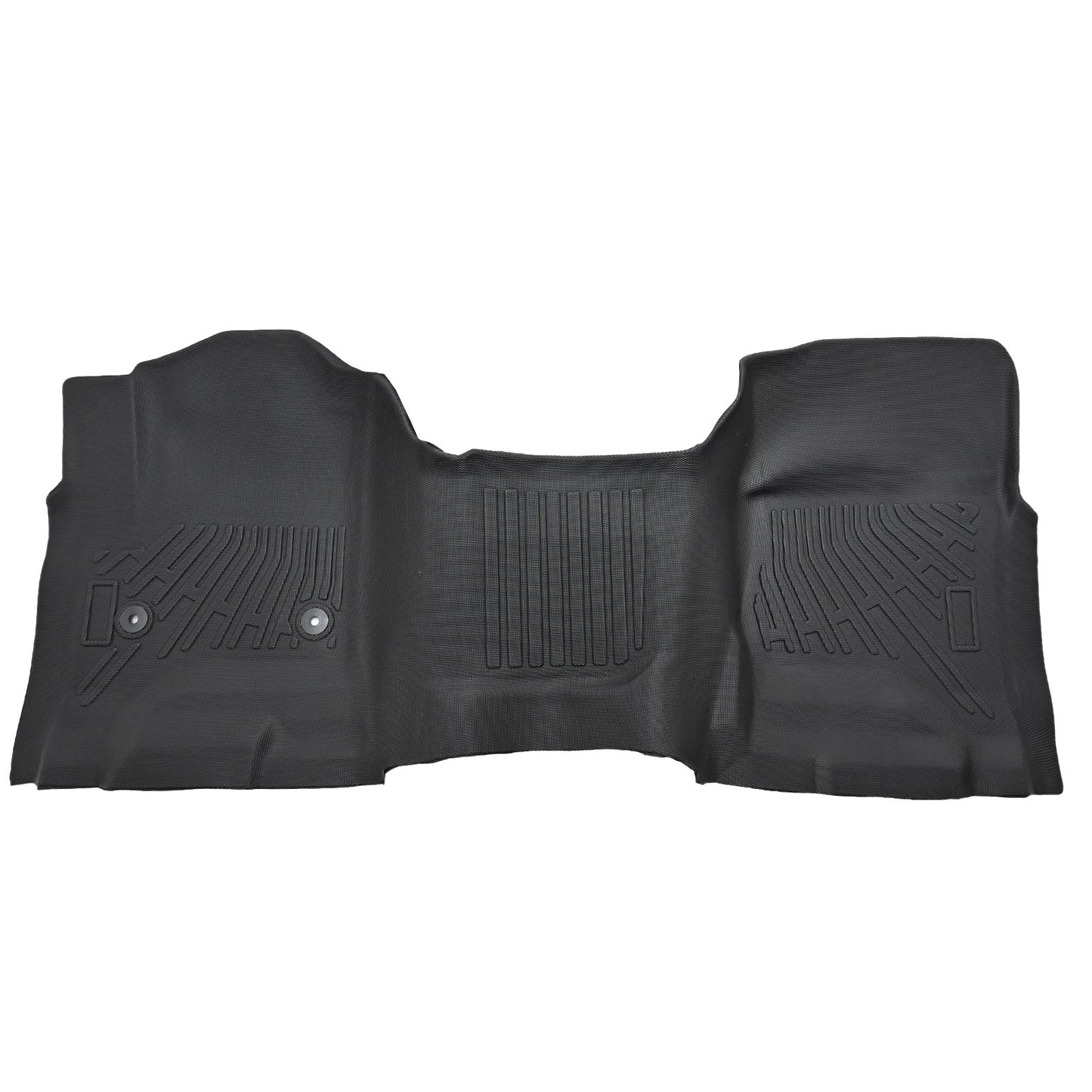 Floor Mats Liner For 2014-2018 Silverado/Sierra 1500 Double Cab TPE All Weather