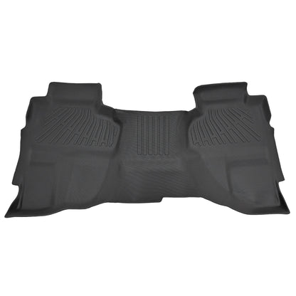 Floor Mats Liner For 2014-2018 Silverado/Sierra 1500 Double Cab TPE All Weather