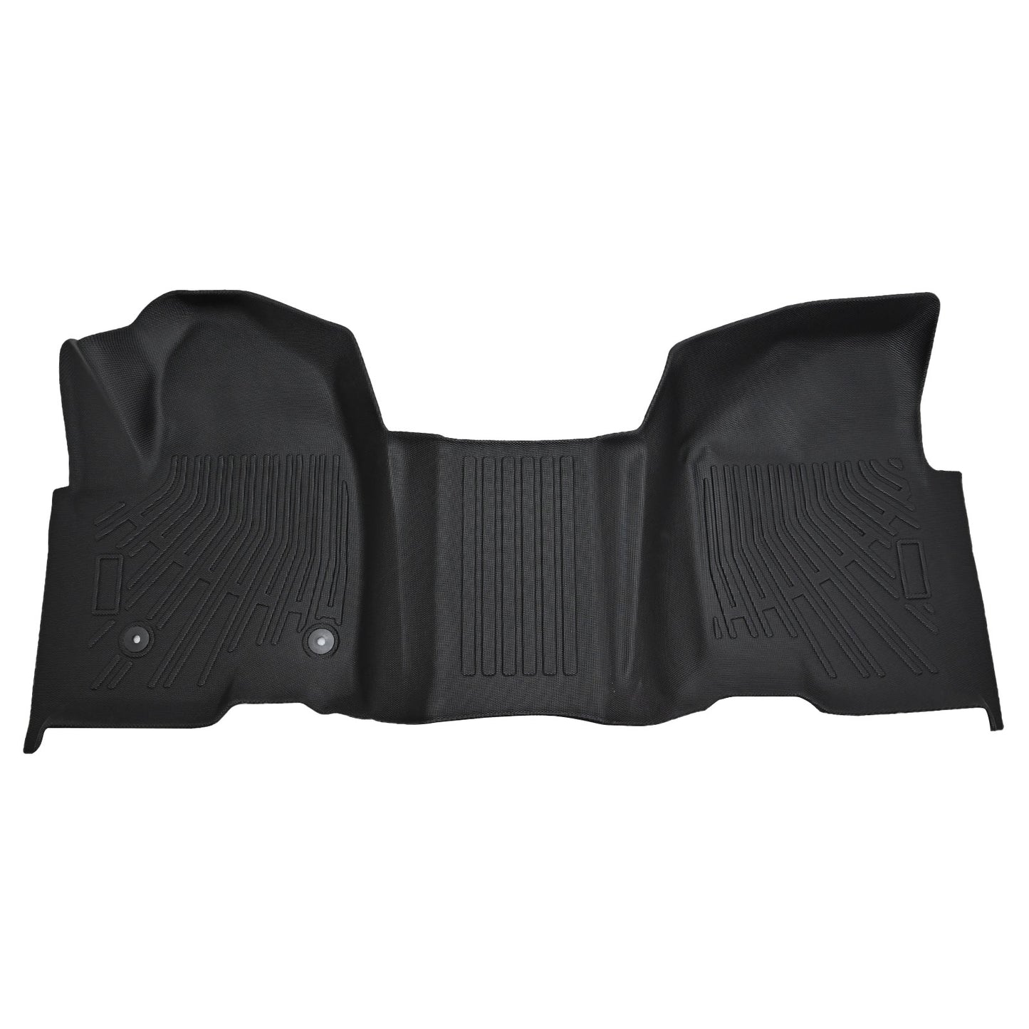 Floor Mats Liner For 2019-2025 Silverado/Sierra 1500 Double Cab TPE All Weather