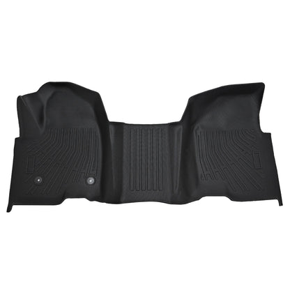 Floor Mats Liner For 2019-2025 Silverado/Sierra 1500 Double Cab TPE All Weather