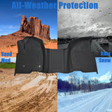 Floor Mats Liner For 2019-2025 Silverado/Sierra 1500 Double Cab TPE All Weather