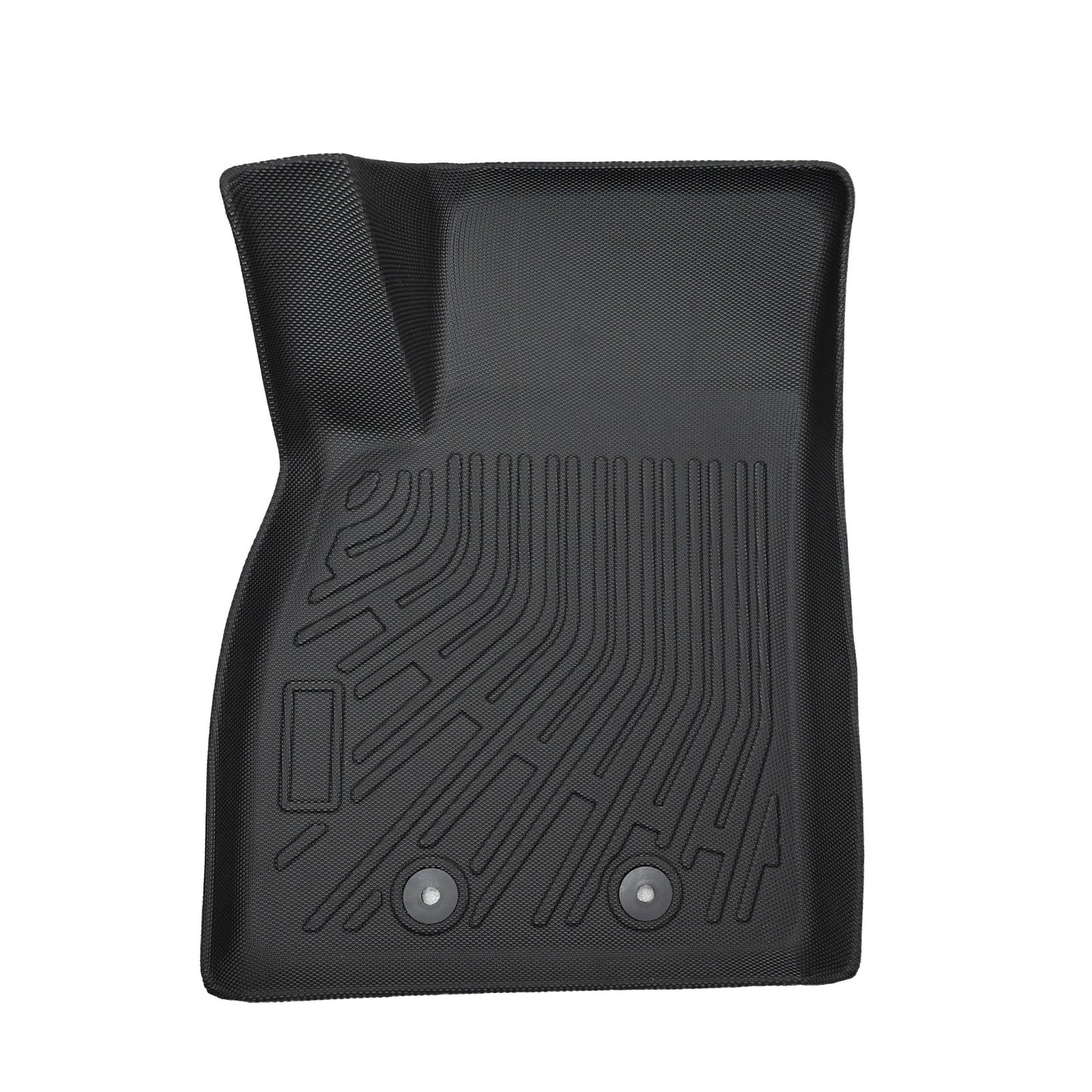 3D Floor Mats Liner Set Cover Fits 2011-2015 Chevy Volt All Weather TPE Black
