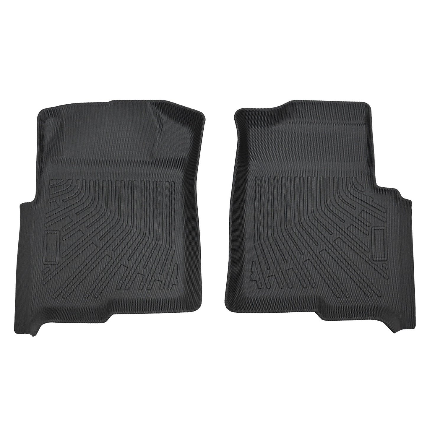 Front Row Floor Mats Liners TPE Fits 2009-2014 Ford F-150 Reg/SuperCab/SuperCrew