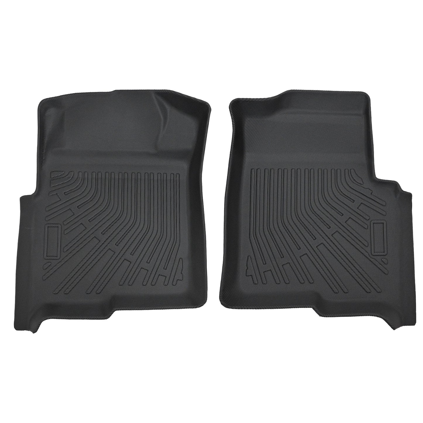 Front Row Floor Mats Liners TPE Fits 2009-2014 Ford F-150 Reg/SuperCab/SuperCrew