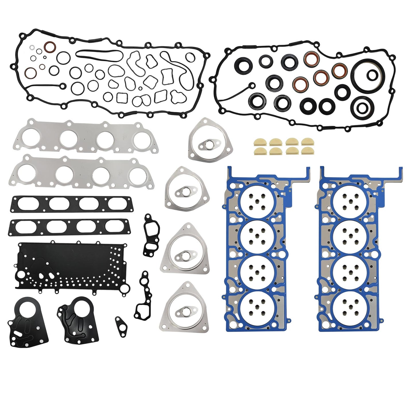 New Engine Rebuild Gaskets Seals Kit For Audi A6 S6 S4 4.2L V8 BBK BHF BAT BAS