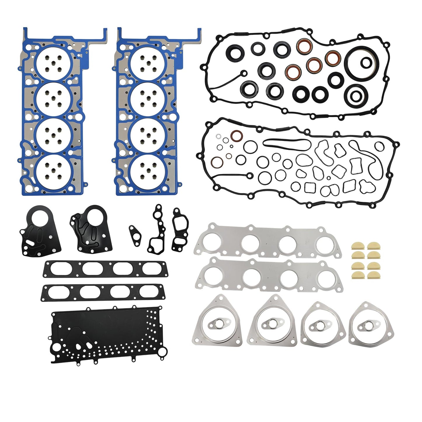 New Engine Rebuild Gaskets Seals Kit For Audi A6 S6 S4 4.2L V8 BBK BHF BAT BAS