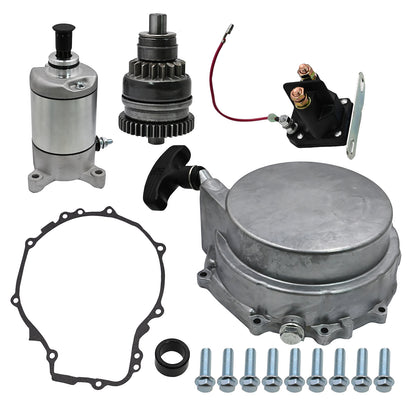 Fits Polaris Sportsman 500 HO 96-13 Recoil Starter & Pull Start & Drive Solenoid