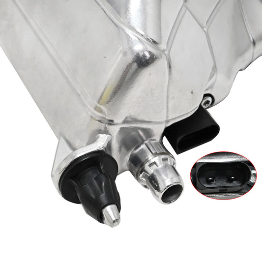 Aluminum Coolant Reservoir Expansion Tank Fit BMW 530e 530i 540i 740i 740e New