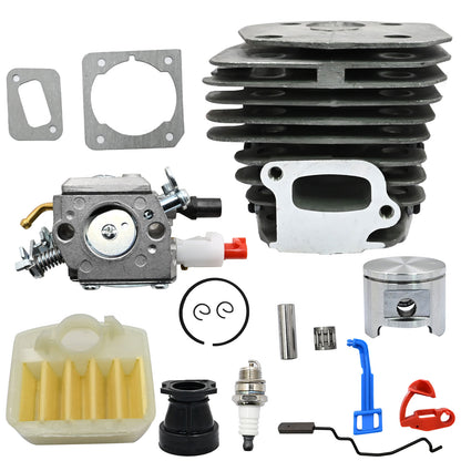 For Husqvarna 353 351 350 346 346XP 345 340 Big Bore 45mm Cylinder Piston Kit