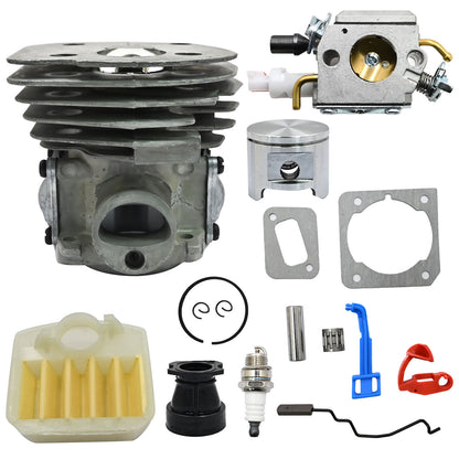 For Husqvarna 353 351 350 346 346XP 345 340 Big Bore 45mm Cylinder Piston Kit