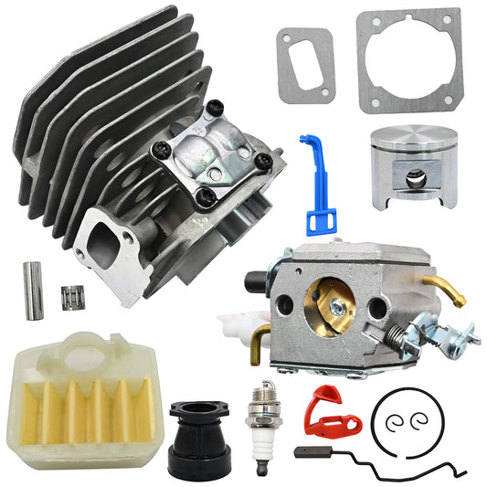 For Husqvarna 353 351 350 346 346XP 345 340 Big Bore 45mm Cylinder Piston Kit