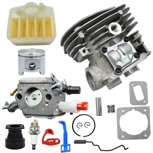 For Husqvarna 353 351 350 346 346XP 345 340 Big Bore 45mm Cylinder Piston Kit