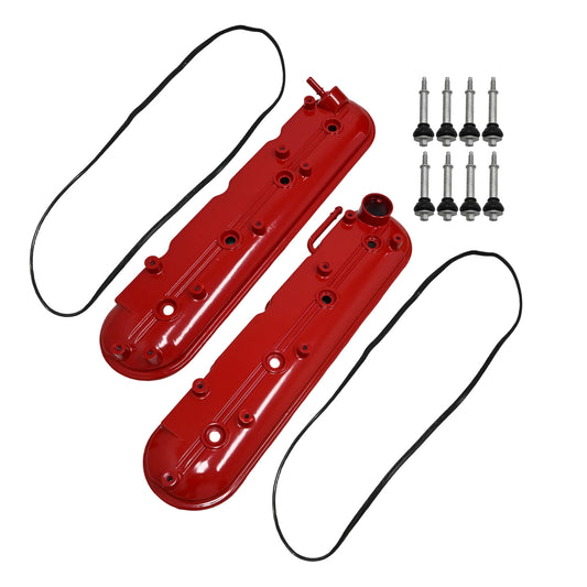 For Chevy Corvette Silverado GMC Sierra Cadillac 09-20 V8 2X Valve Cover Set