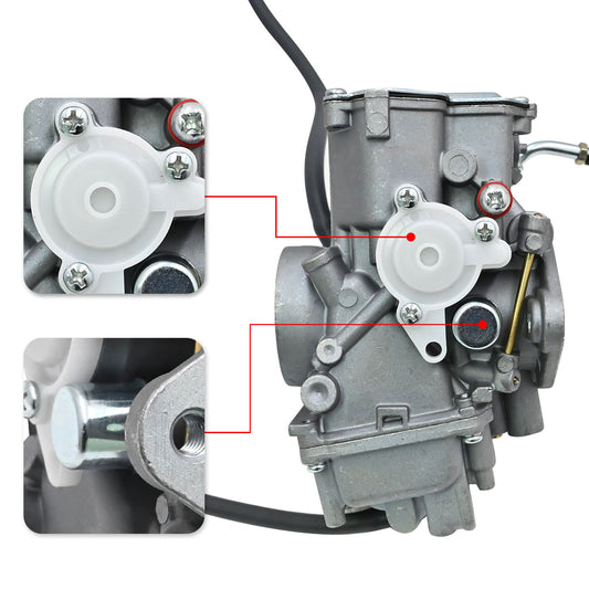 Replacement Carburetor&Air Box Cleaner Joint&Kit For Yamaha YFM350X Warrior 350