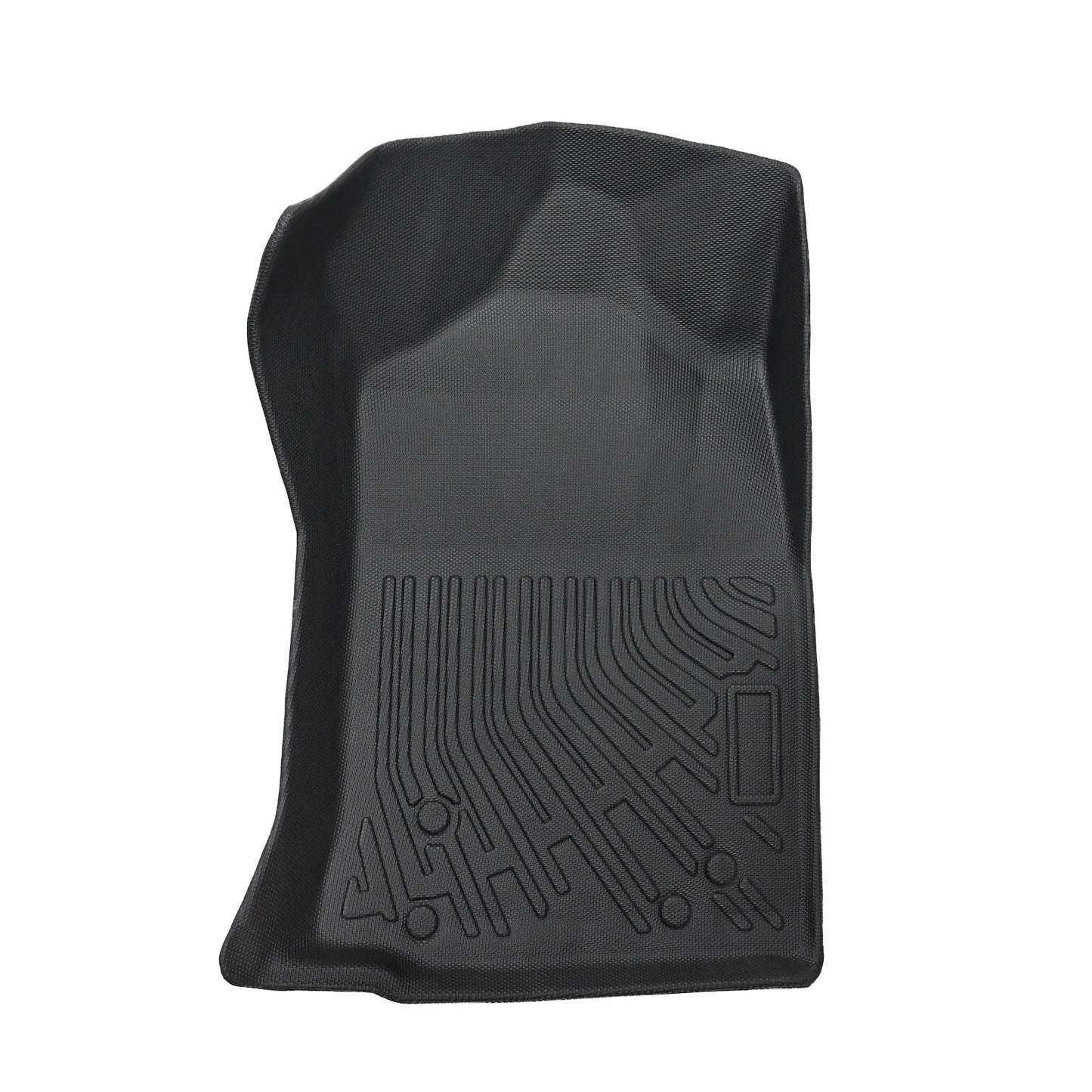 1st Row Floor Mats Liners Black TPE Waterproof For 2012-2015 Toyota Tacoma 2Pcs