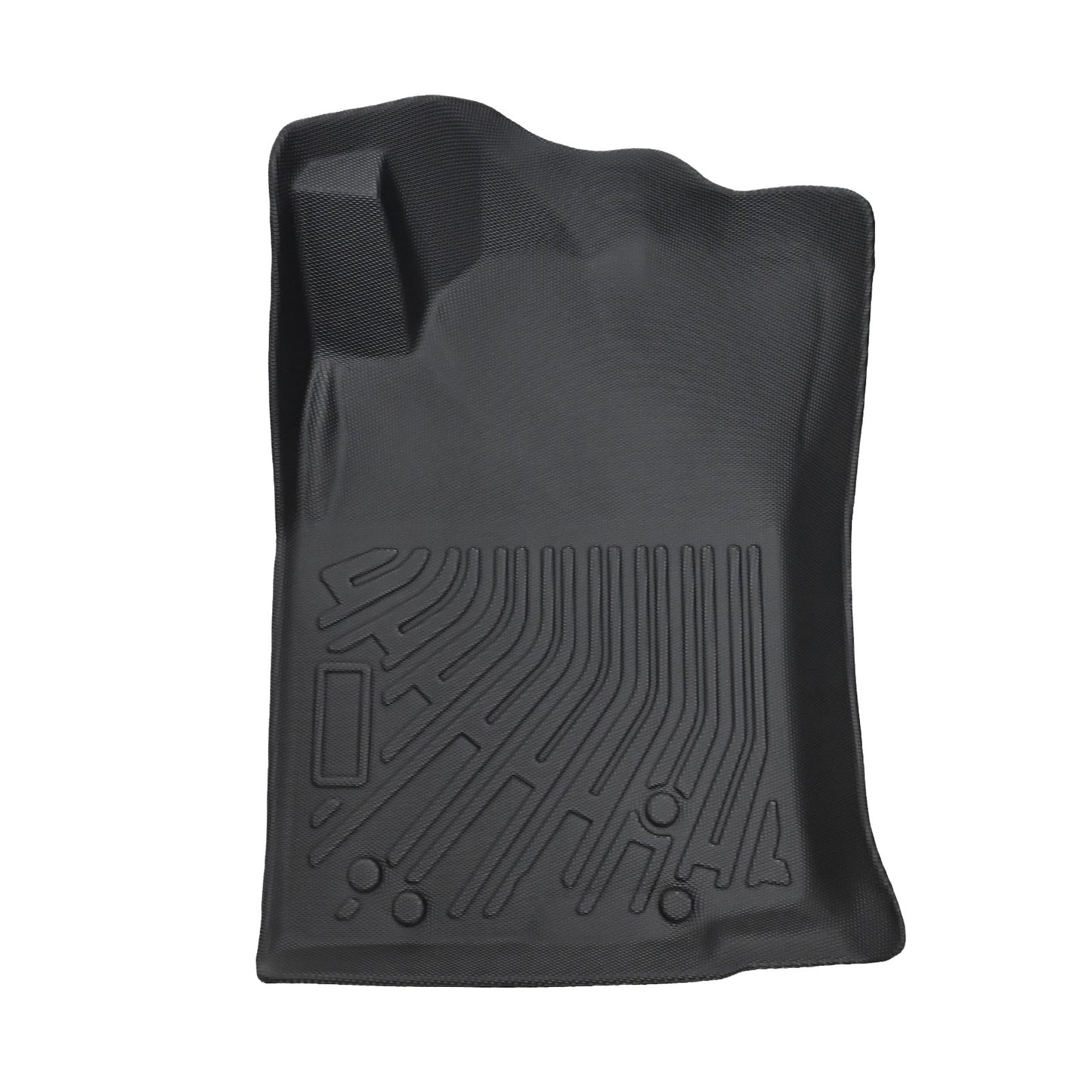 1st Row Floor Mats Liners Black TPE Waterproof For 2012-2015 Toyota Tacoma 2Pcs