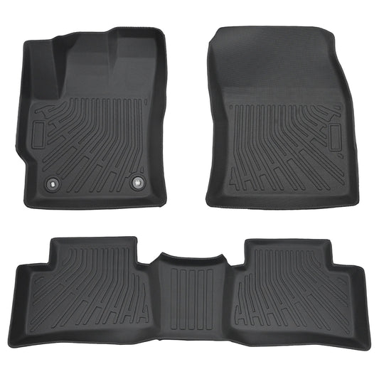 Floor Mats Liner Set All Weather TPE 3D For 2022-2025 Toyota Corolla Cross AWD