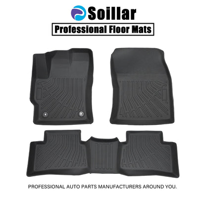 Floor Mats Liner Set Fits 2022-2025 Toyota Corolla Cross AWD All Weather TPE 3D