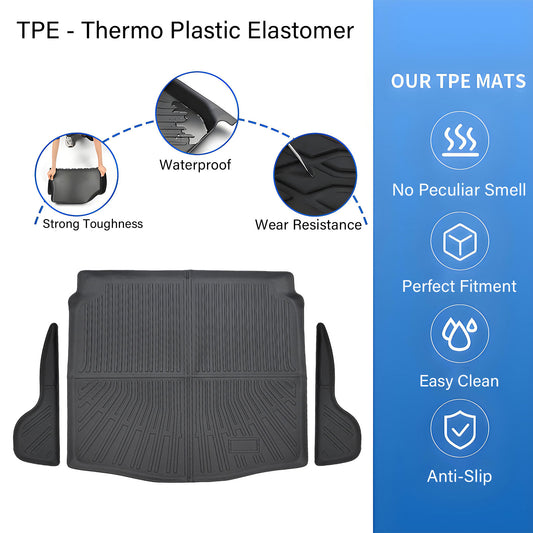 TPE Rear Cargo Trunk Liner Floor Mat For 2022-2025 Toyota Corolla Cross AWD New