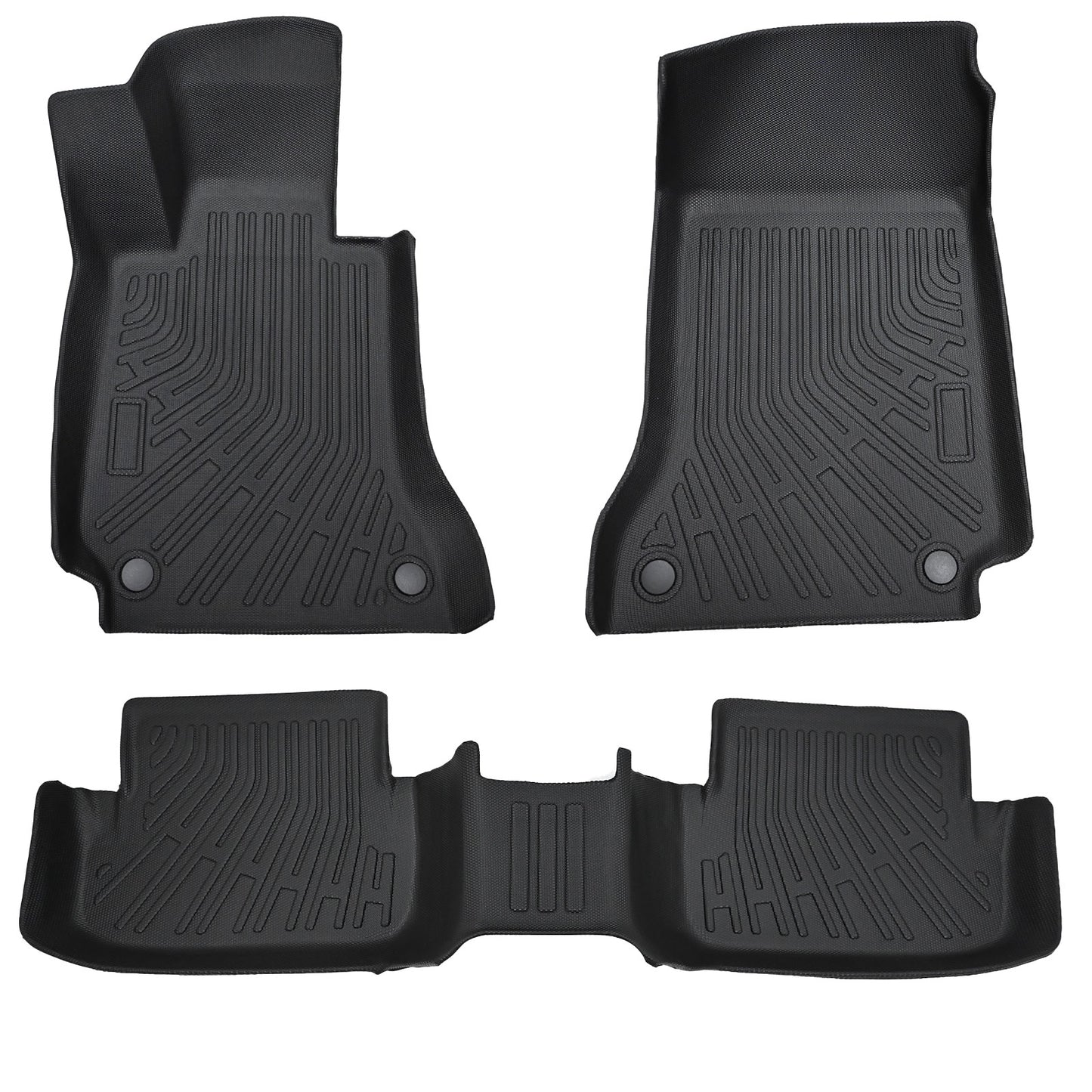 3D Floor Mats Liner Set Fits 2010-2017 Mercedes-Benz E-Class Coupe W207 TPE New