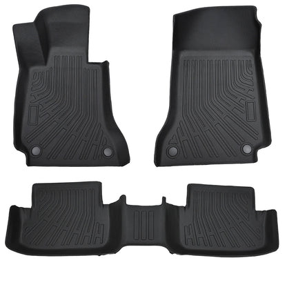 3D Floor Mats Liner Set Fits 2010-2017 Mercedes-Benz E-Class Coupe W207 TPE New