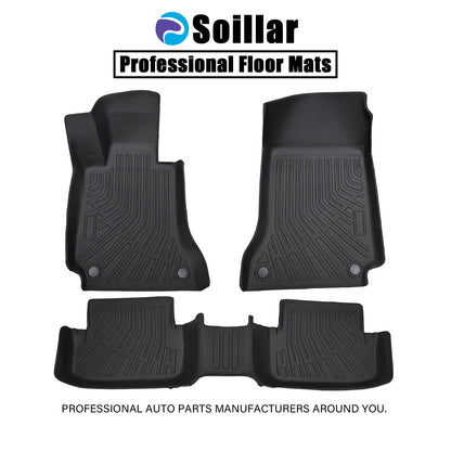 3D Floor Mats Liner Set Fits 2010-2017 Mercedes-Benz E-Class Coupe W207 TPE New