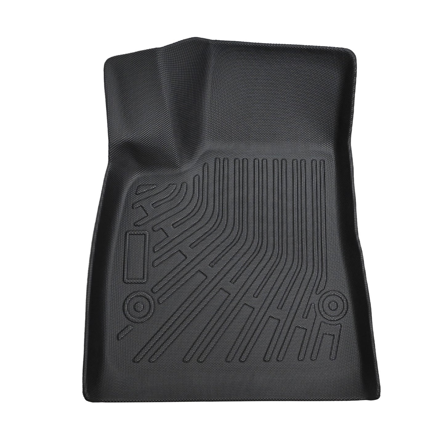 1st & 2nd Row Floor Mats Liner Set Cover Fits 2012-2020 Tesla Model S TPE Black