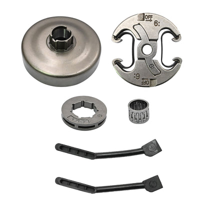 Premium For Husqvarna 455 460 Rancher 3/8inch Needle Bearing Clutch Drum Rim Kit