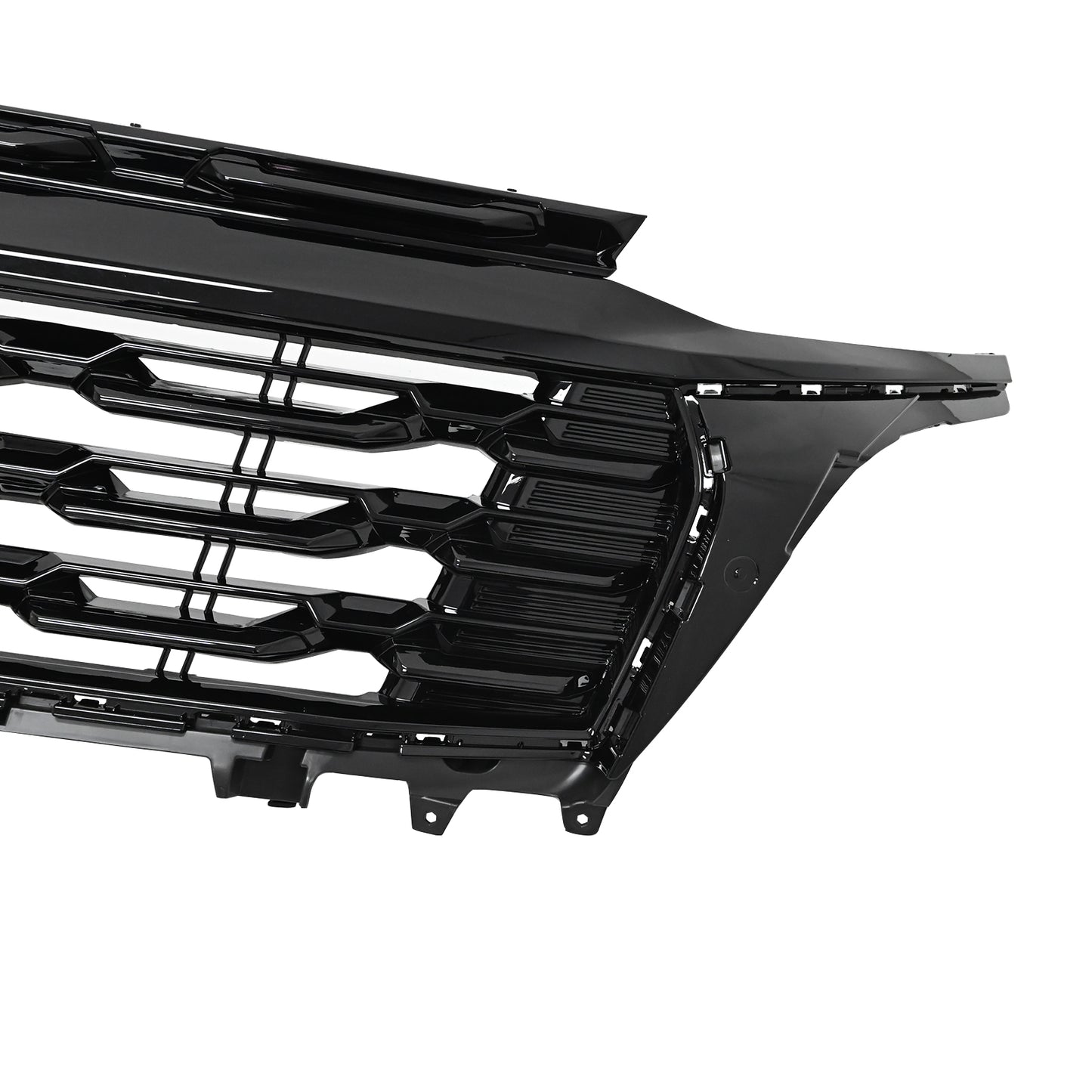 Fits For 2025 2026 Chevrolet Equinox LT Front Bumper Grille Grill Gloss Black