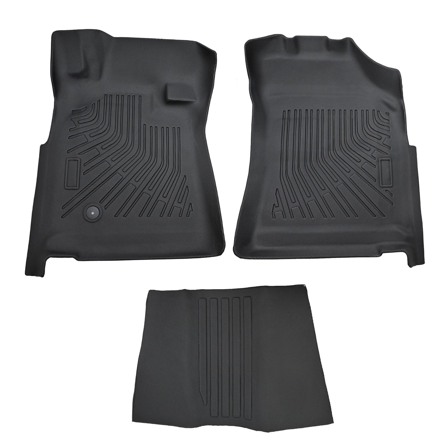 1st Row 3D Floor Mats Liners Set TPE For 2004-2006 Toyota Tundra Regular Cab 3¡Á