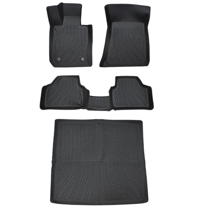 TPE Floor Mats Liner+Rear Trunk Cargo For 2010-2015 BMW X1 E84 All Weather 4Pcs