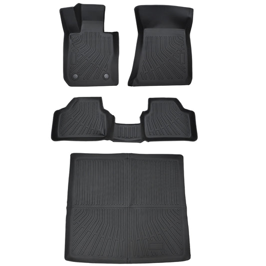 TPE Floor Mats Liner+Rear Trunk Cargo For 2010-2015 BMW X1 E84 All Weather 4Pcs