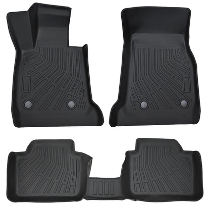 Floor Mats Liner Set Cover Fits 2012-2018 BMW 3 Series F30 F31 All Weather TPE