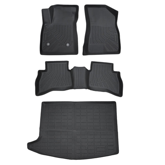 For 2020-2026 Buick Encore GX AWD TPE Floor Mats Liner & Trunk Cargo Liner Black