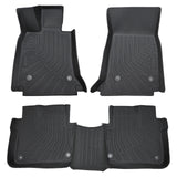 1st & 2nd Row Floor Mats Liner Set Cover Fits 2016-2020 Cadillac CT6 TPE Black