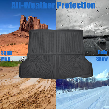 TPE Cargo Trunk Liner Cover Floor Mat For 2023-2025 Cadillac LYRIQ Waterproof