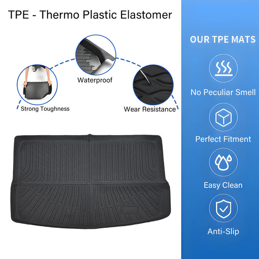 TPE Cargo Trunk Liner Cover Floor Mat For 2022-2023 Chevy Bolt EUV Waterproof
