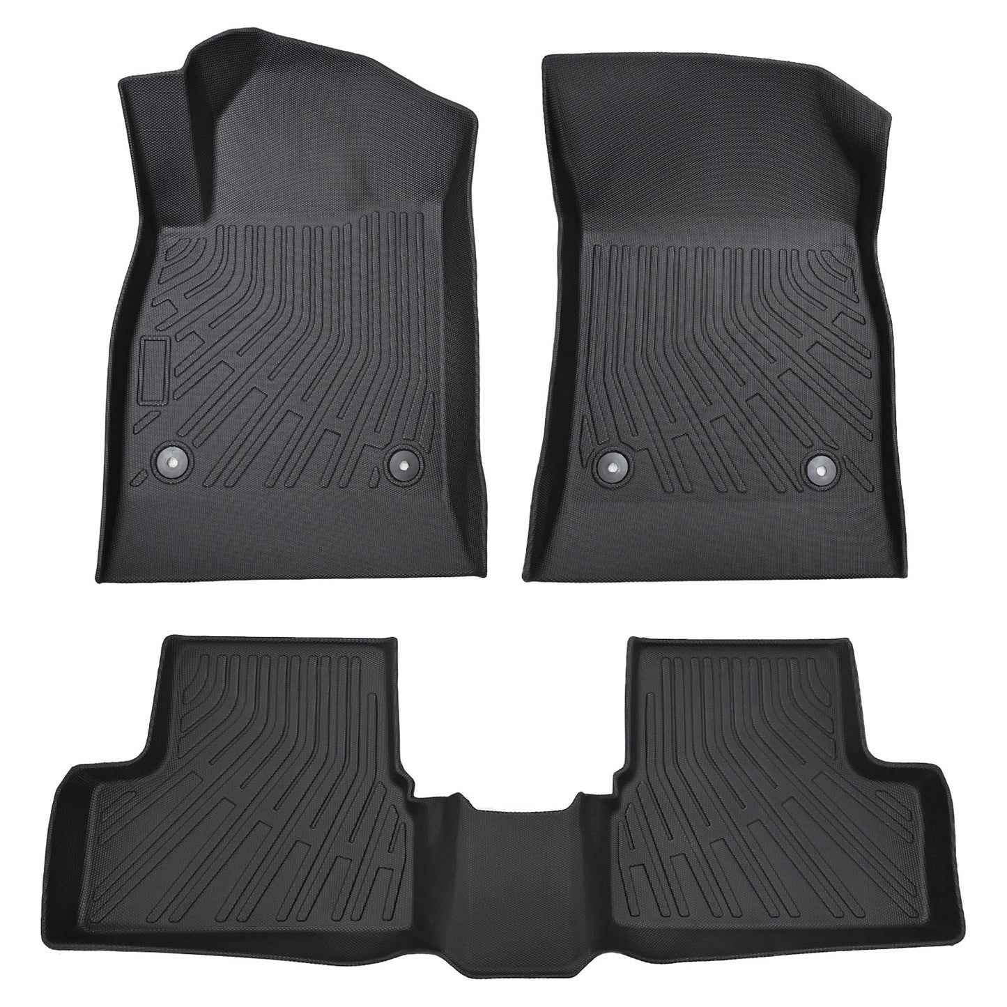 Floor Mats Liner For 2011-2015 Chevrolet Cruze 4-Door Front-Rear All Weather TPE