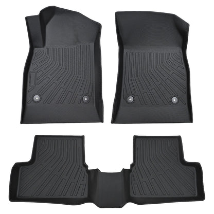 Floor Mats Liner For 2011-2015 Chevrolet Cruze 4-Door Front-Rear All Weather TPE