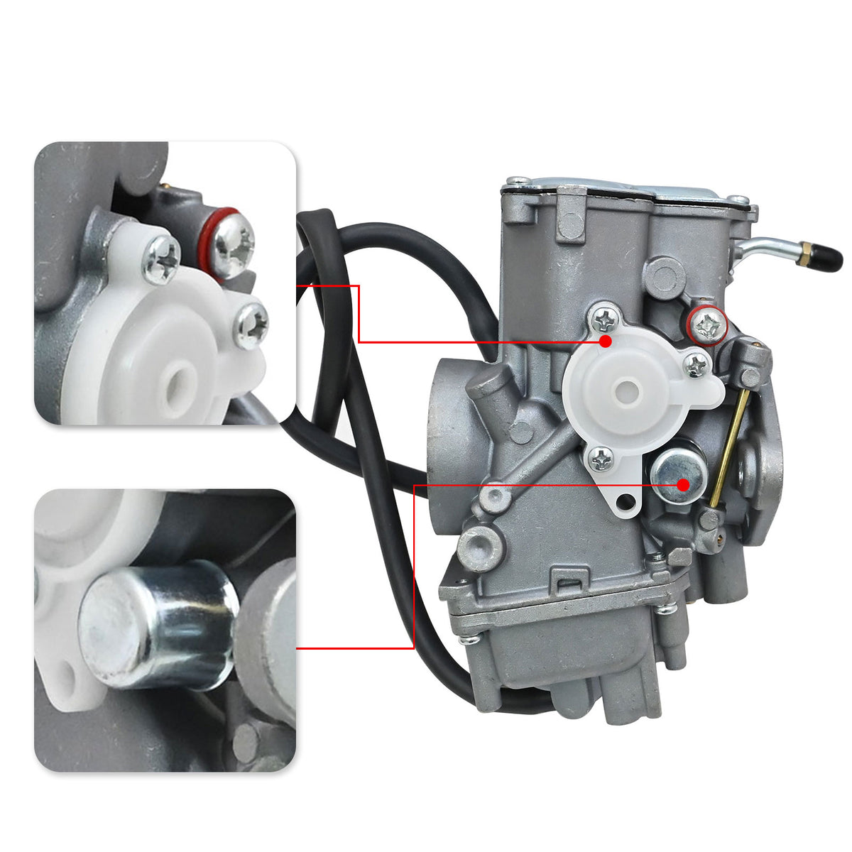 Carburetor For Yamaha Kodiak 400 YFM400 YFM 400 FW 1993-98 ATV Carb Replacement