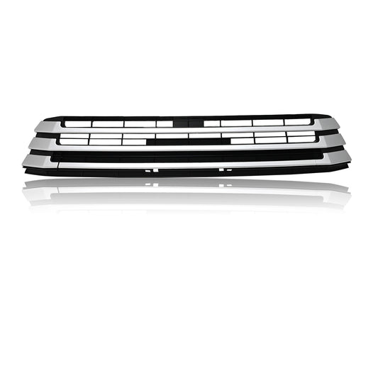 Fit For Toyota Highlander 2017 2018 2019 Front Bumper Grille W/Chrome ABS Grill