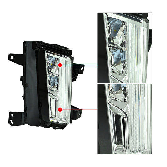 For 2017 2018 2019 2020 Cadillac XT5 Right Passenger LED DRL Cornering Lamp