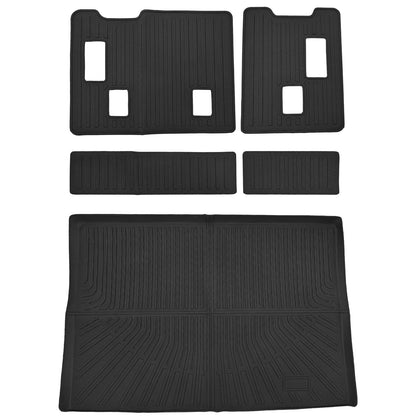 Backrest Mats+Trunk Cargo Liners For 2015-2020 Chevy Suburban/GMC Yukon XL TPE
